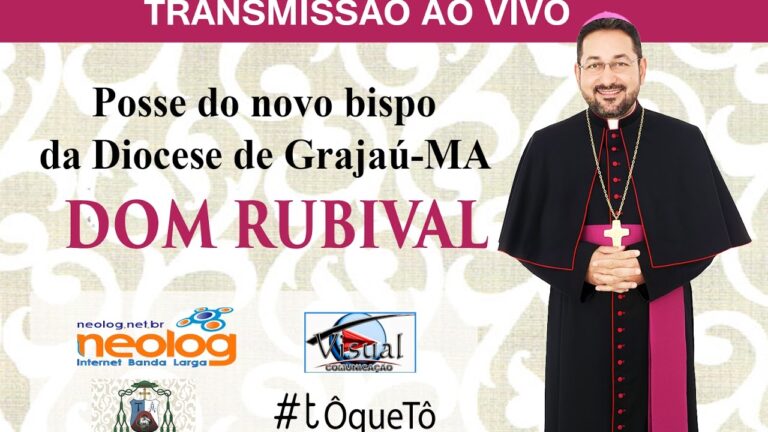 Assista aqui a transmissão da posse do novo bispo da Diocese de Grajaú dom Rubival