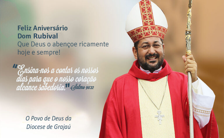Parabéns, dom Rubival, pelo seu aniversário!