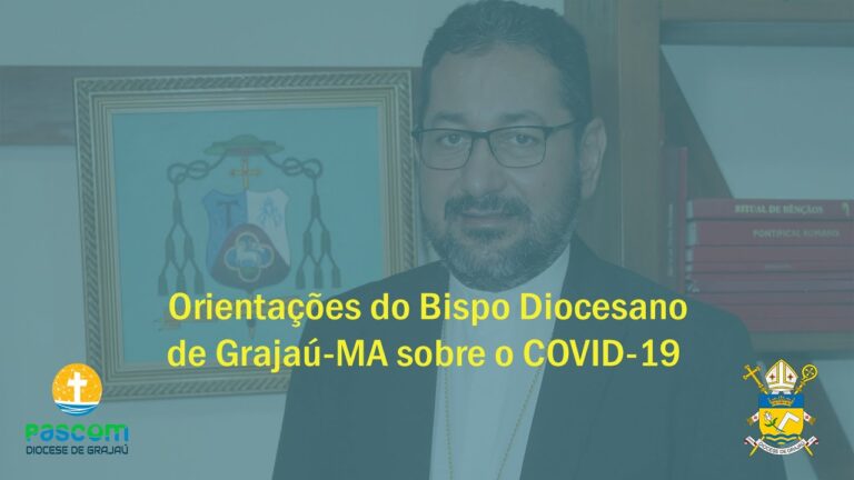 Dom Rubival convoca todas as pessoas de boa vontade para colaborar na luta contra o Coronavírus (assista o vídeo)