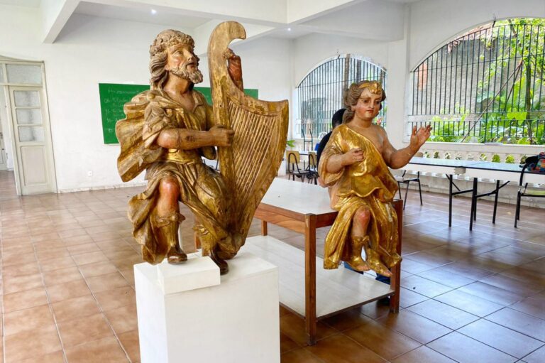 Furtada há 47 anos, imagem histórica de Rei Davi é recuperada pela diocese de Duque de Caxias