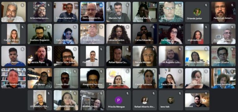 Coordenação realiza reunião online com finalistas dos Prêmios de Comunicação da CNBB