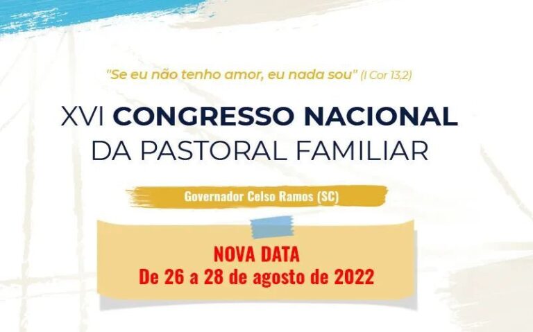 Com nova data e local, Congresso Nacional da Pastoral Familiar reabre inscrições
