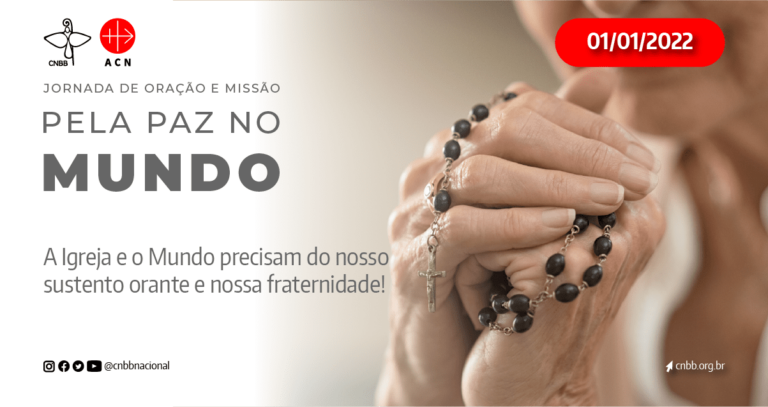 No Dia Mundial da Paz, 1º de Janeiro, a CNBB convida para a primeira Jornada de Oração e Missão de 2022