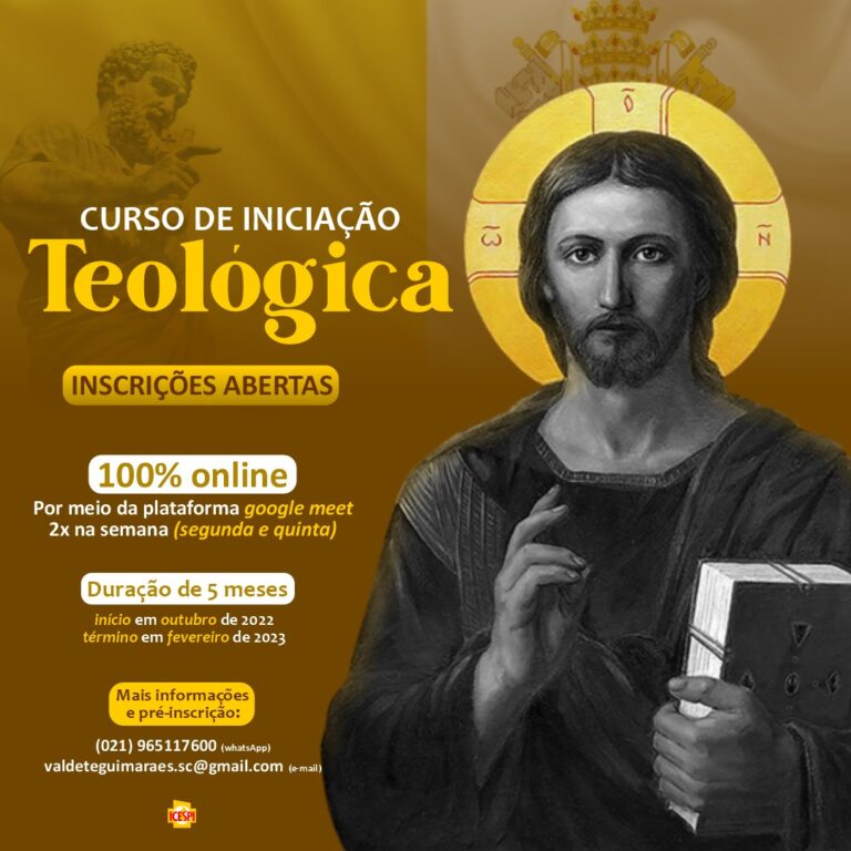 Inscrições abertas para o Curso de Iniciação Teológica