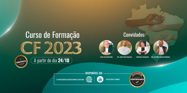 Edições CNBB oferece curso gratuito e com certificação a partir de segunda, 24, para aprofundar o tema da CF 2023