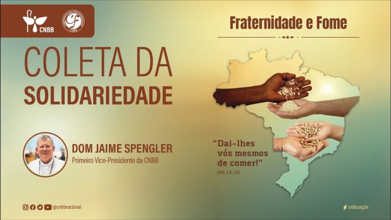 DOM JAIME SPENGLER CONVIDA AO GESTO CONCRETO DA CF 2023, A COLETA NACIONAL DA SOLIDARIEDADE, NO DOMINGO DE RAMOS, DIA 2